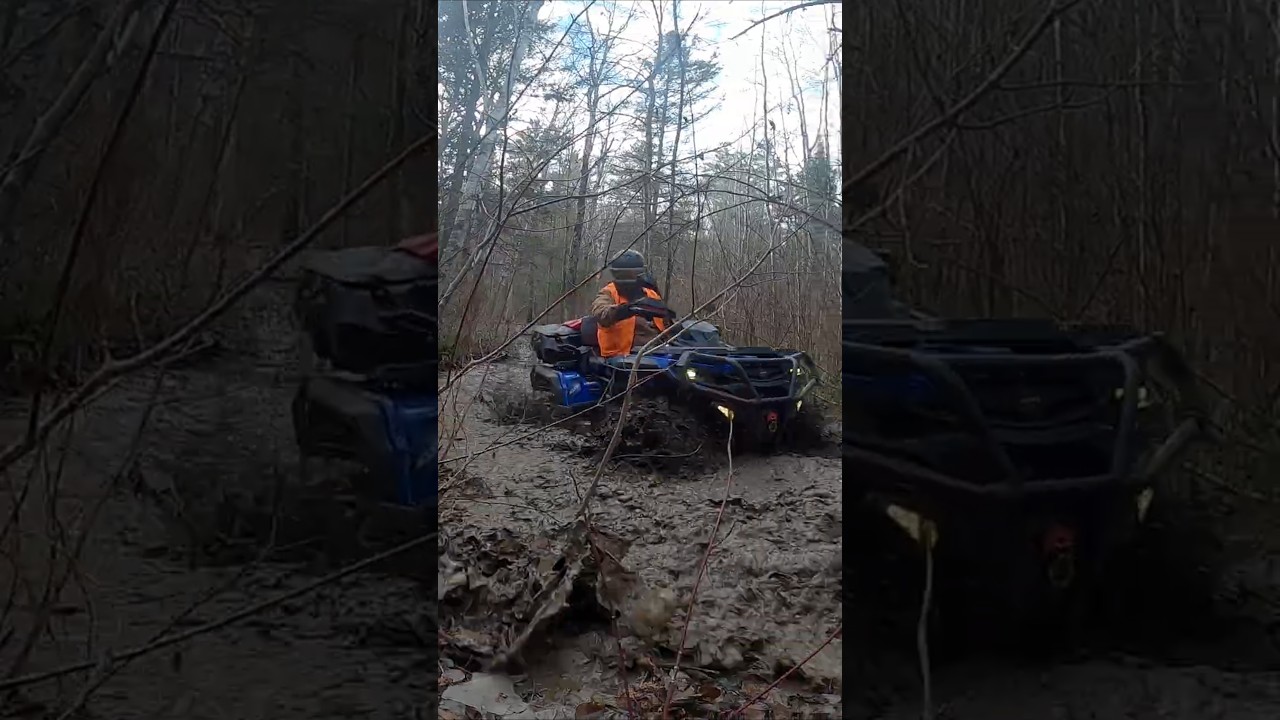 2025 Aodes Pathcross 850 L - First time in mud! #offroad #mudding #atv #sendit #gopro #canam