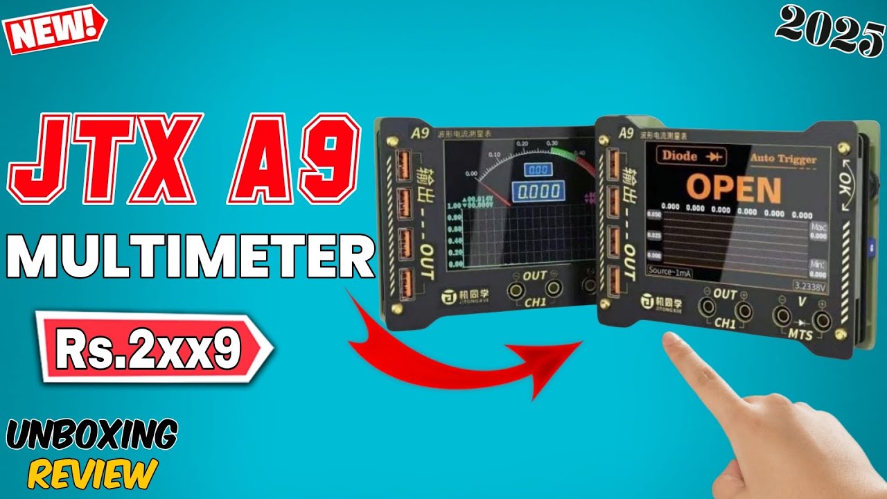 JTX A9 Waveform Multi-Function Measurement Meter | Full Review, Features & Demo