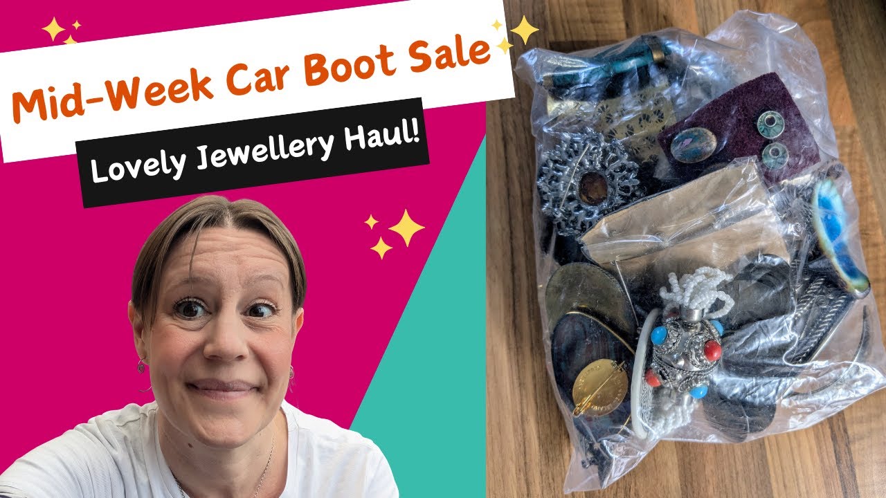 Car Boot Haul - Vintage Jewellery Galore! Brooches, Rings, Necklaces and Bangles