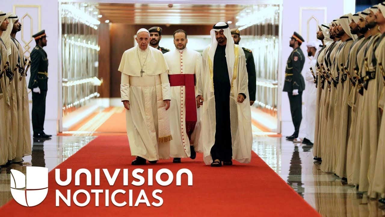El papa Francisco comienza la histórica y esperada visita a Emiratos Árabes Unidos