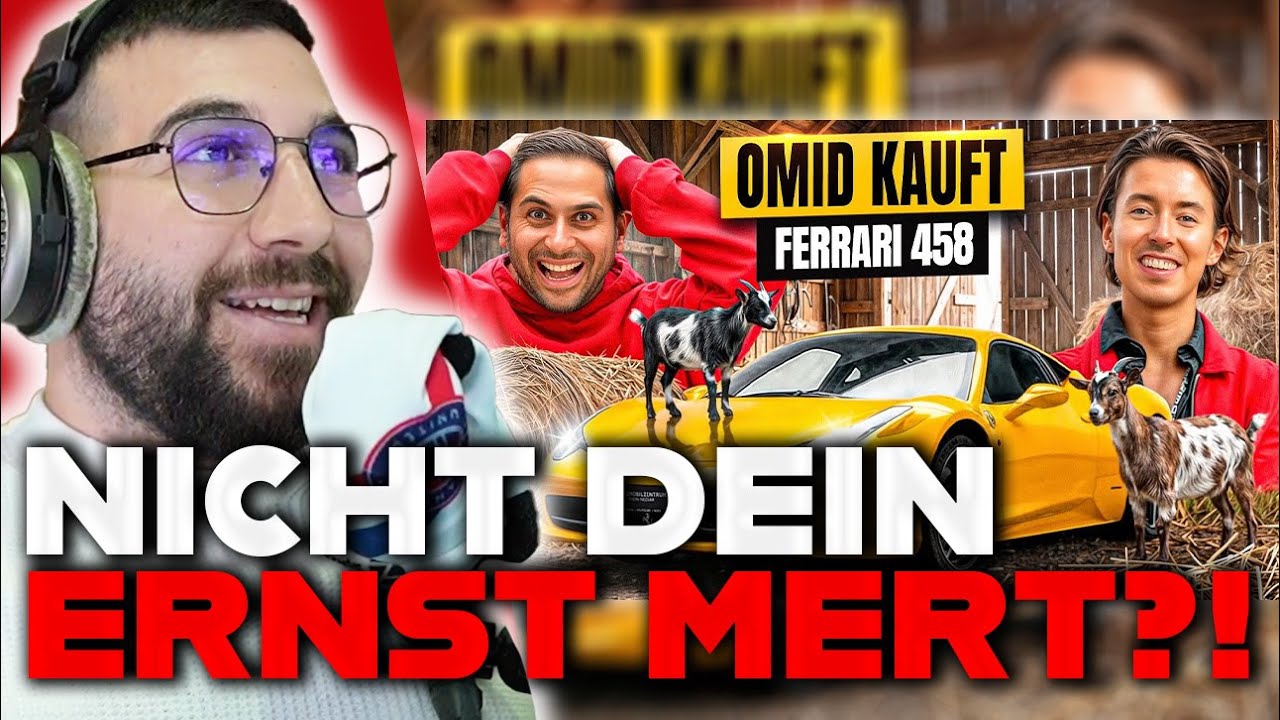 EIN &Ccedil;OBAN BEI OMID KAUFT?! 😱🤣 MertAbi reagiert auf Omid Kauft Ferrari 458 🔥 