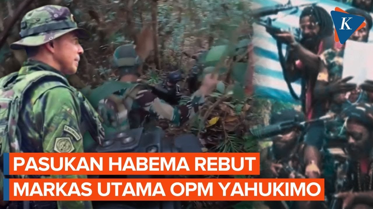 Bersenjata Lengkap! Satgas Habema Rebut Markas Utama OPM Yahukimo
