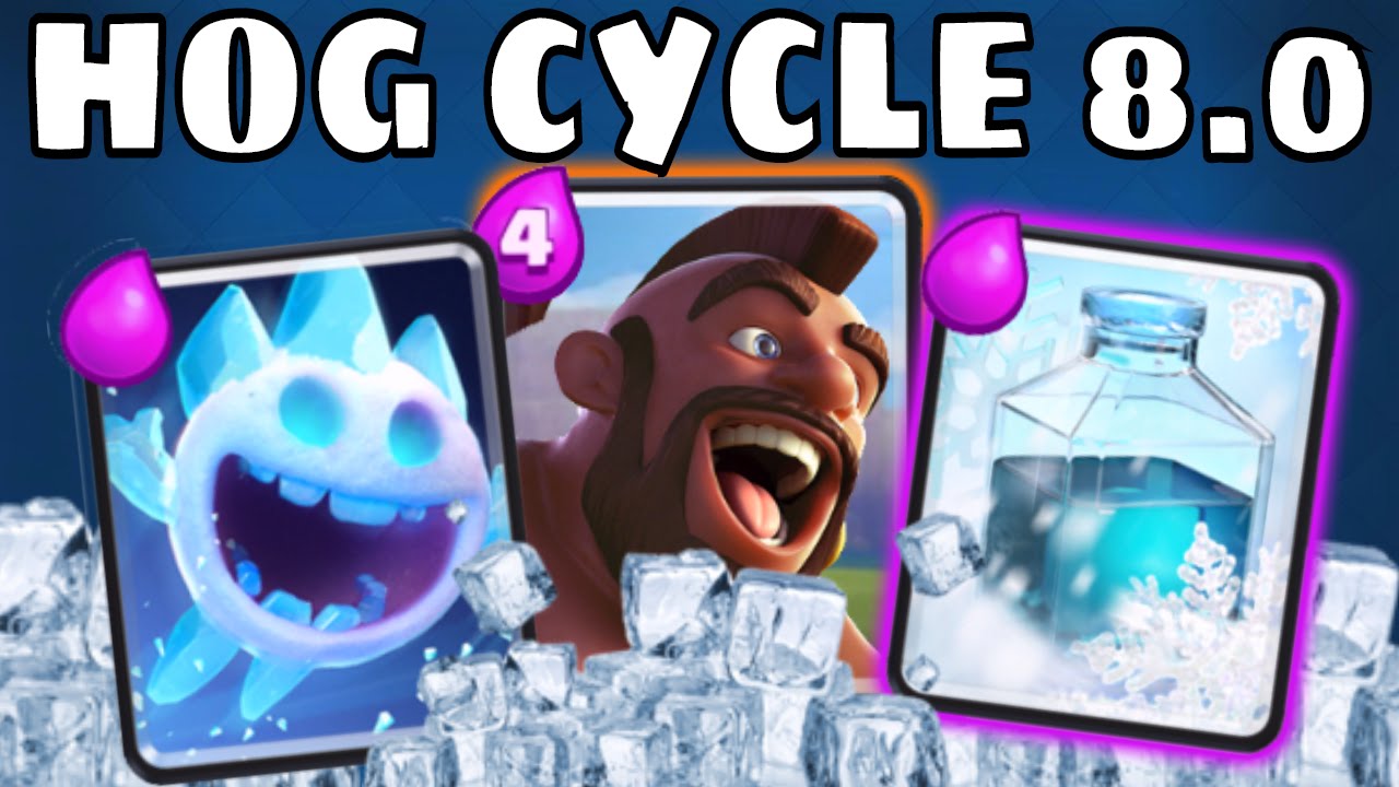 HOG CYCLE 8.0 | FREEZE on LADDER = INSANE! Pro Tips Elecr1fy | Clash Royale
