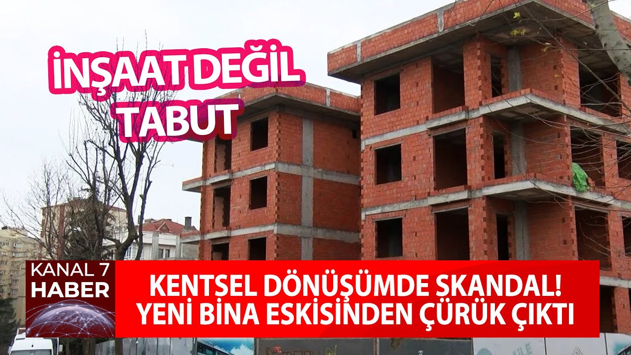Kentsel Dönüşümde Skandal! Yeni Bina Eskisinden De Çürük Çıktı: İnşaat Değil Tabut... #haber