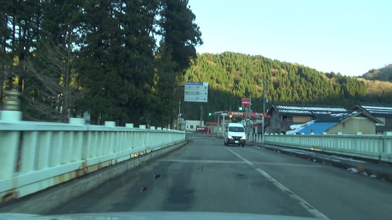 中ノ峠付近～鳥越～河内（石川県小松市～白山市）