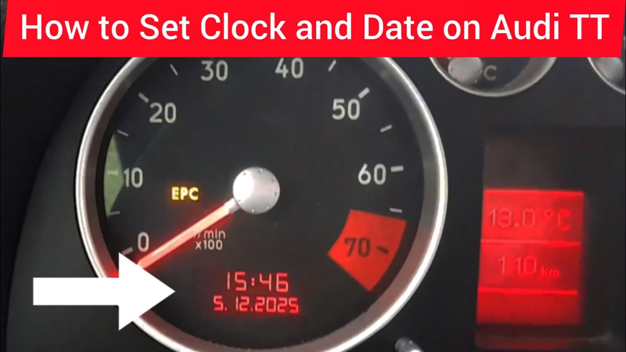 DIY: How to Set Clock and Date on Audi TT 8N!!