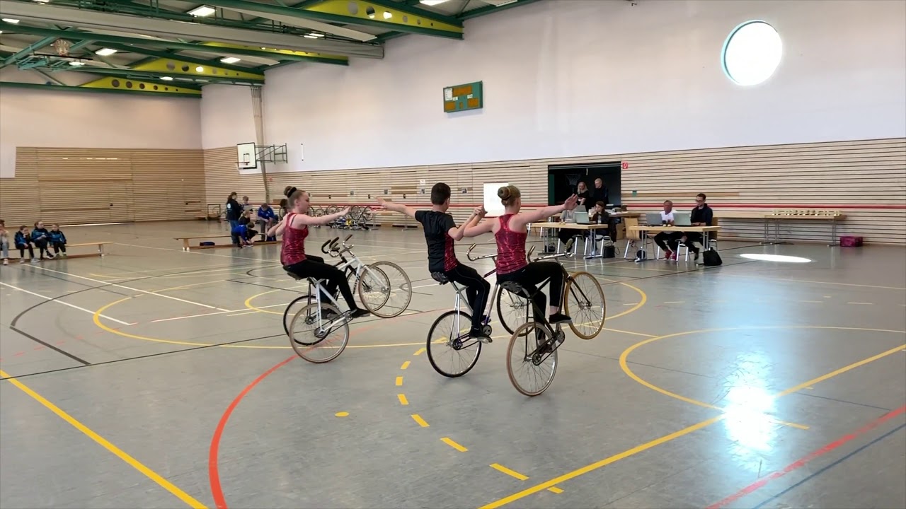 Kreismeisterschaft 2019 4er Kunstradfahren Schüler Plattenhardt