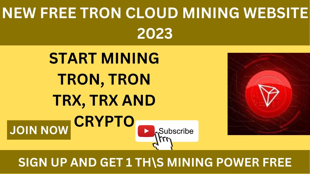 New Free Tron Cloud Mining Website 2023 | New Tron Mining Website 2023 | Crypto Mining Site