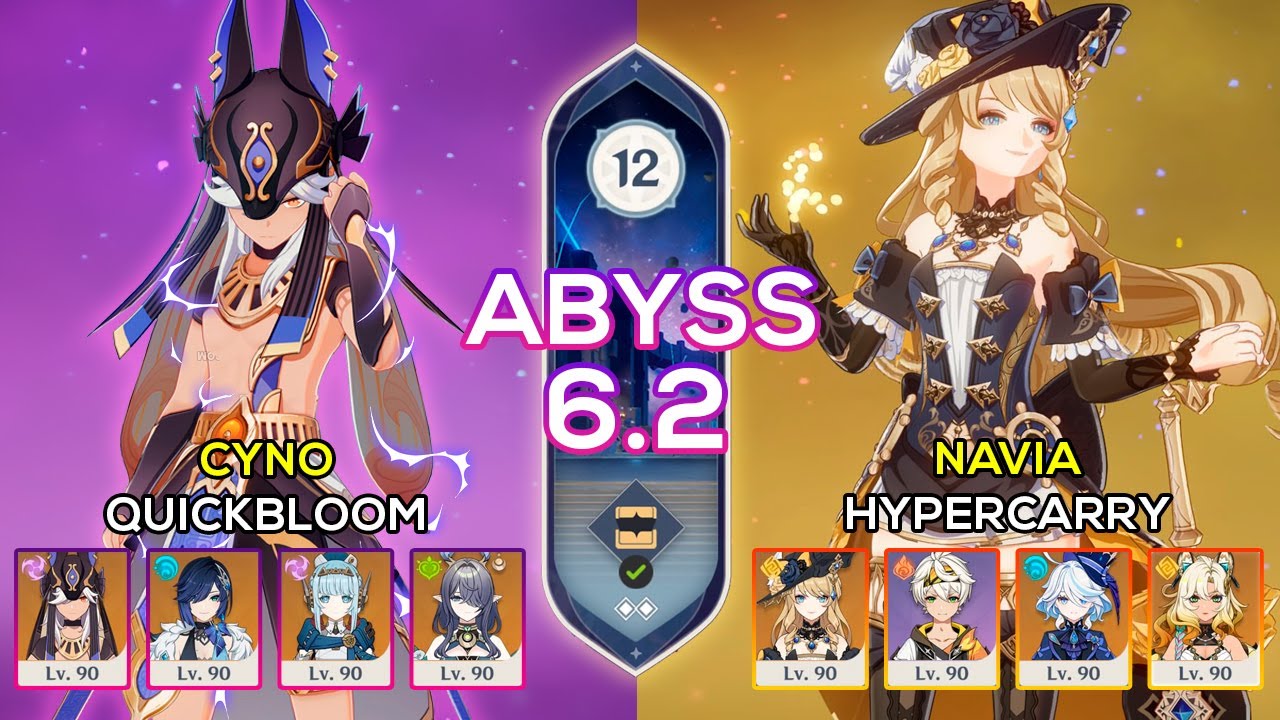 CYNO BEST TEAM!! Cyno Quickbloom & Navia Hypercarry | Spiral Abyss 6.2 | Genshin Impact