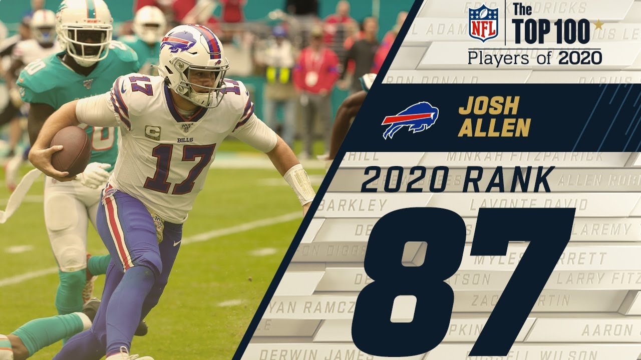 #87: Josh Allen (QB, Bills) | Top 100 NFL Players of 2020