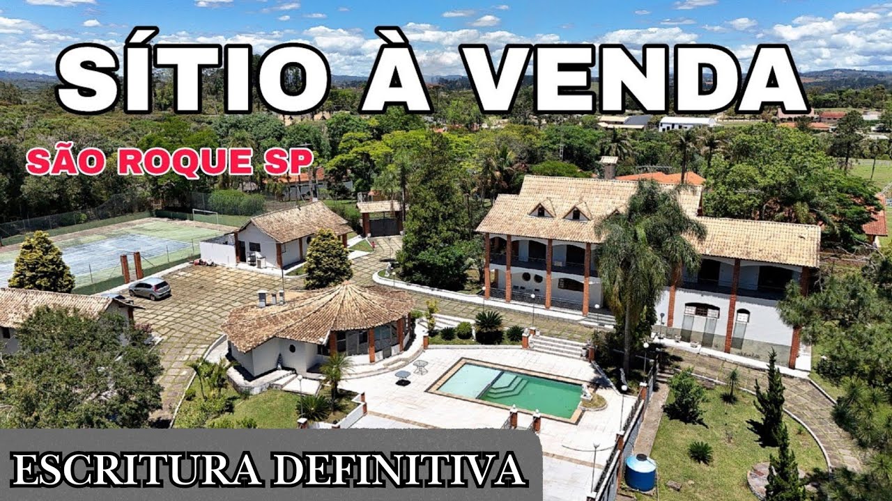 SÍTIO À VENDA EM SÃO ROQUE SP 