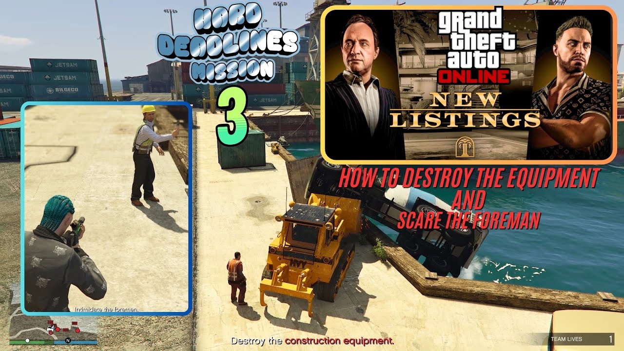NEW LISTINGS - Hard Deadlines Solo Mission- How to Destroy The Equipment | GTA ONLINE