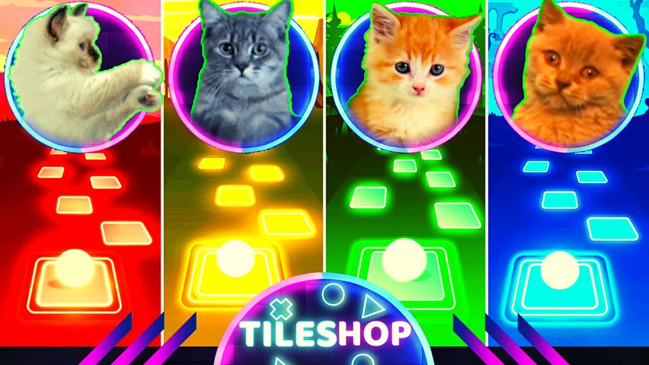 Cute Cats  | Tiles Hop | GamePlay | Part 48