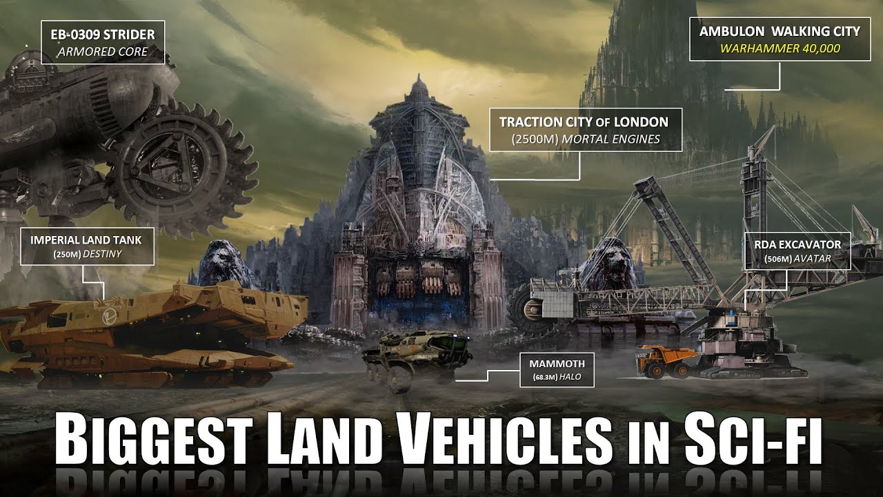 20 Biggest Land Vehicles in Scifi
