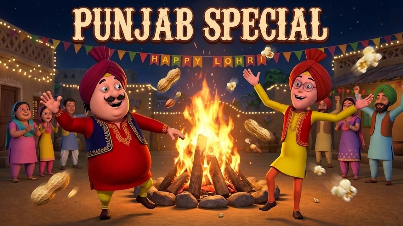 Cricket Ball ने मांगी मदद | Motu Patlu Punjab Special | Motu Patlu | मोटू पतलू