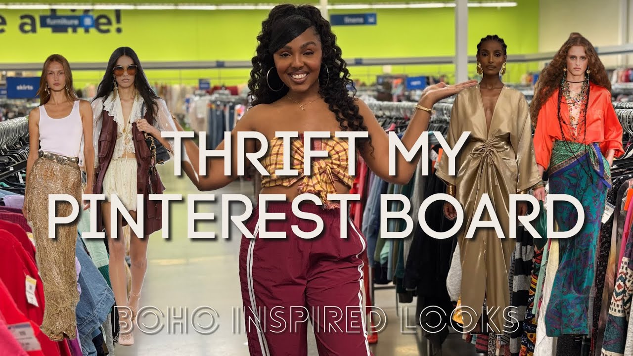 Thrift With Me | Pinterest Inspired : Boho Looks