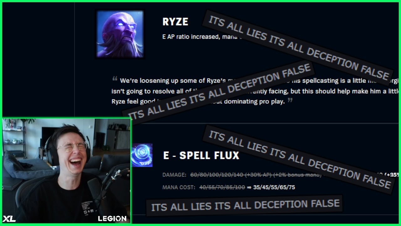 Ryze Mains React To The Ryze BUFF