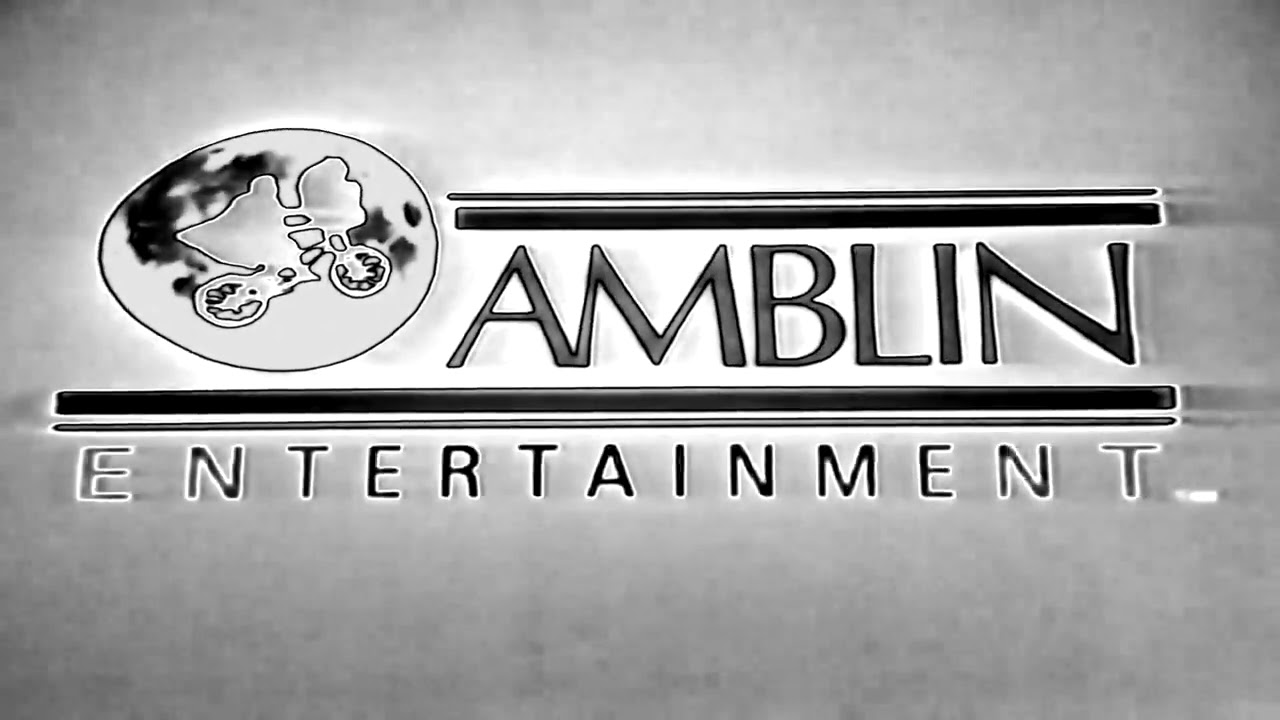 Amblin Entertainment Logo History - in Black & White Chorded
