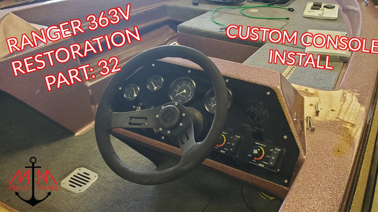 BASS BOAT RESTORATION | 1988 RANGER 363V | PART 32: THE COOLEST CONSOLE PANEL EVER