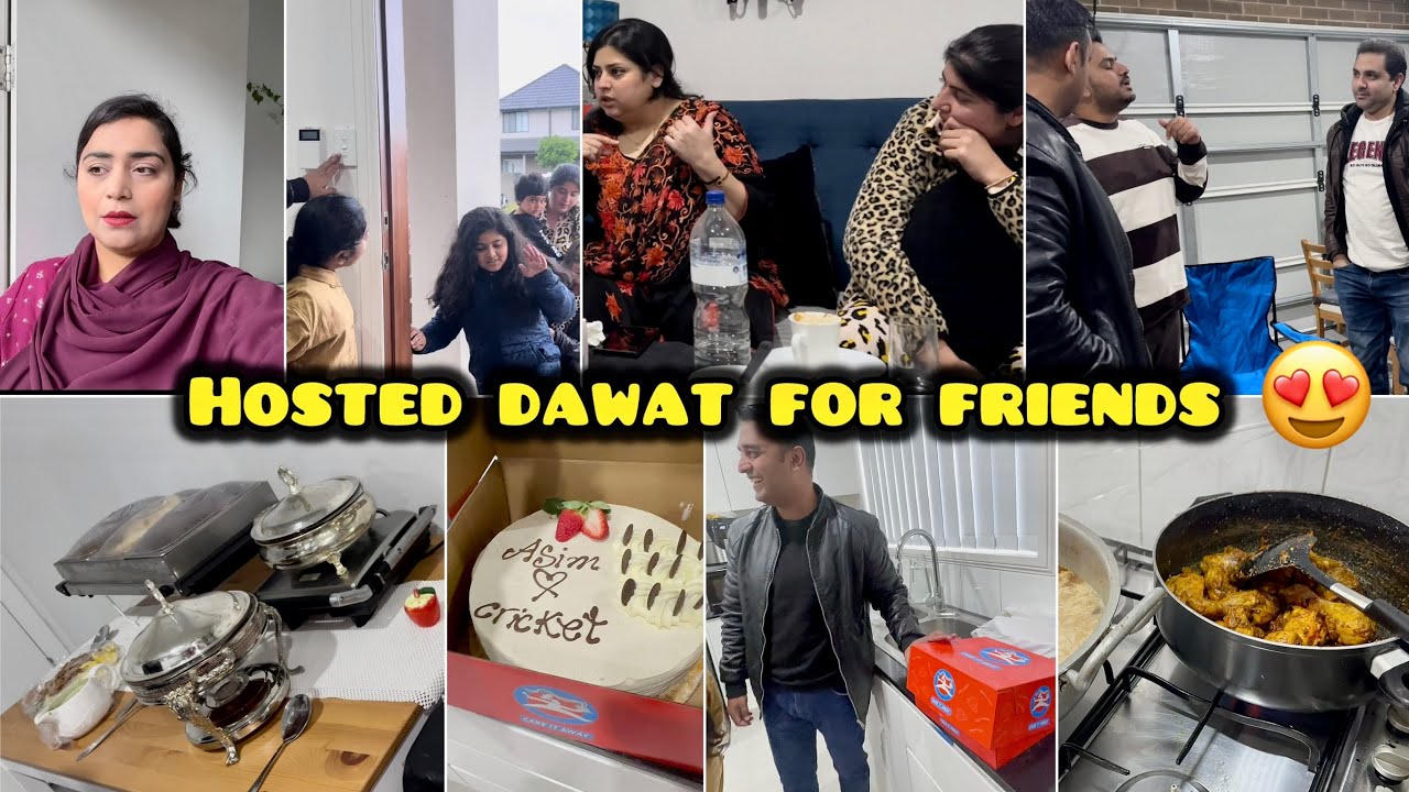 Dawat Vlog 👩🏻‍🍳| Dosto ki Dawat Jo Sb Ka Dil Jeet Le | Pakistani Vlogger in Australia