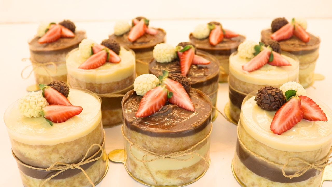 MINI BOLOS PERFEITOS PARA VENDER OU PRESENTEAR😍 MASSA, RECHEIO E DECORAÇÃO PASSOA A PASSO