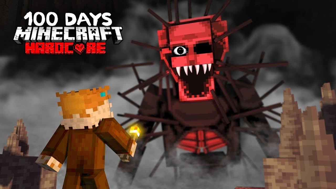 I Spent 100 Days With The Boiled One In Hardcore Minecraft... Here's What Happened