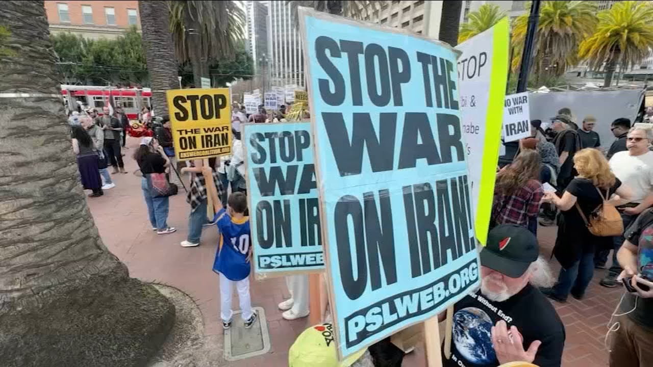 Tensions flare during Iran war demonstrations in San Francisco