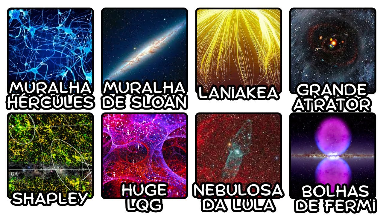 Maiores ESTRUTURAS já encontradas no UNIVERSO