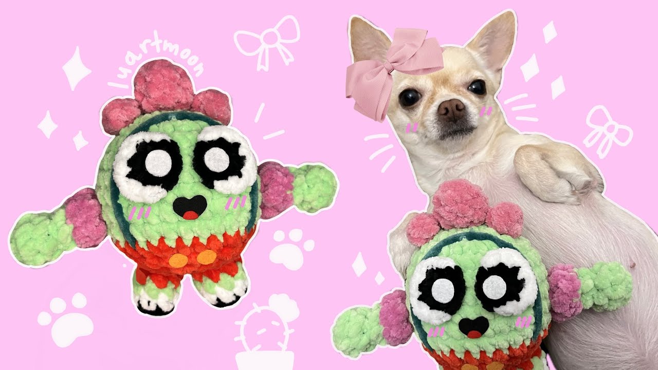 TOON SPIKE FROM BRAWL STARS / CUTE CACTUS CROCHET TUTORIAL