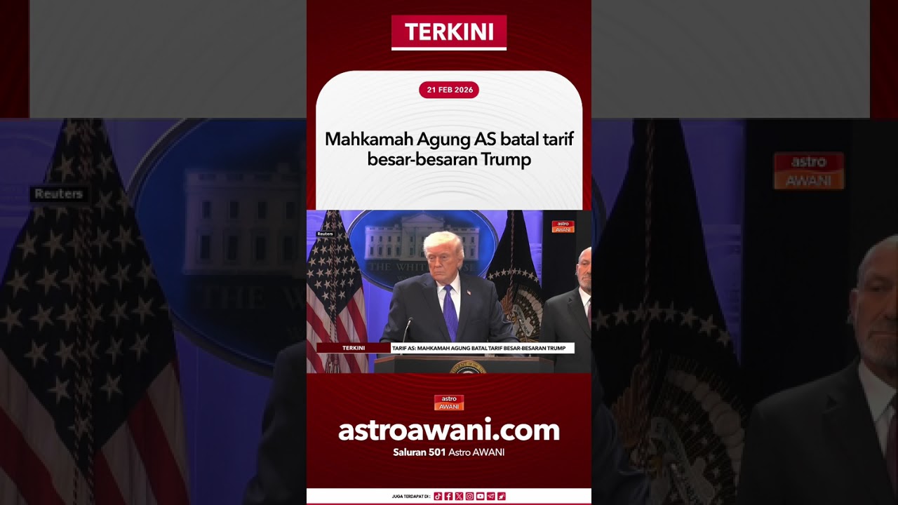 Mahkamah Agung AS batal tarif besar besaran Trump