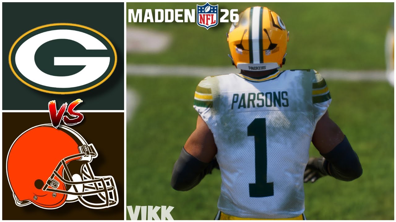 Packers vs Browns Week 3 Simulation (Madden 26)