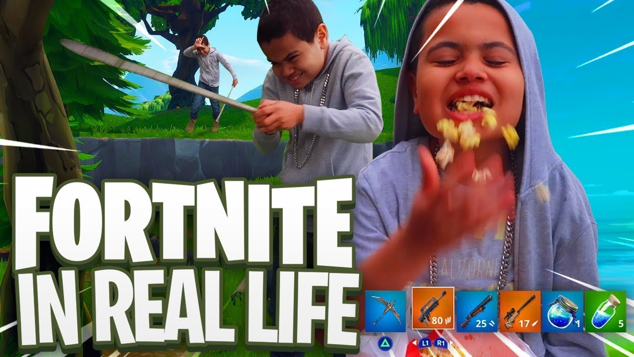 FORTNITE в РЕАЛЬНОЙ ЖИЗНИ!!! &mdash; СЕМЕЙНЫЙ ВЛОГ С ДЖЕЙДЕНОМ И МАМОЙ РЕЗ! ВЫ НЕ ПОВЕРИТЕ, ЧТО ПРОИЗОШ...