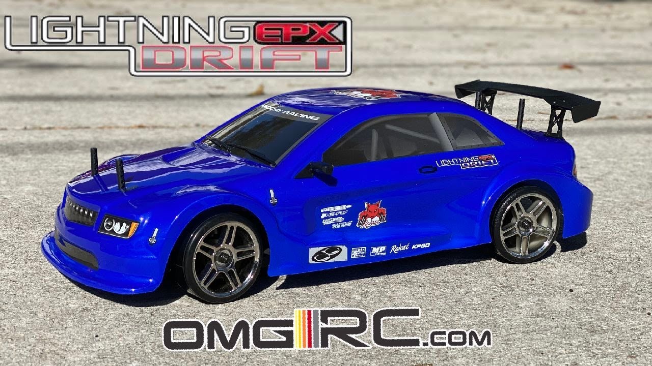 RC Car 1/10th Scale LIGHTNING EPX DRIFT Unboxing OMGRC.com