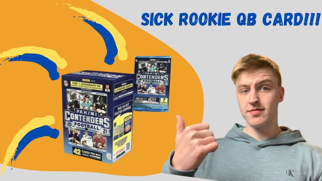 2021 Contenders Football Blaster Box Review | Nice Rookie QB &ldquo;Hit&rdquo;