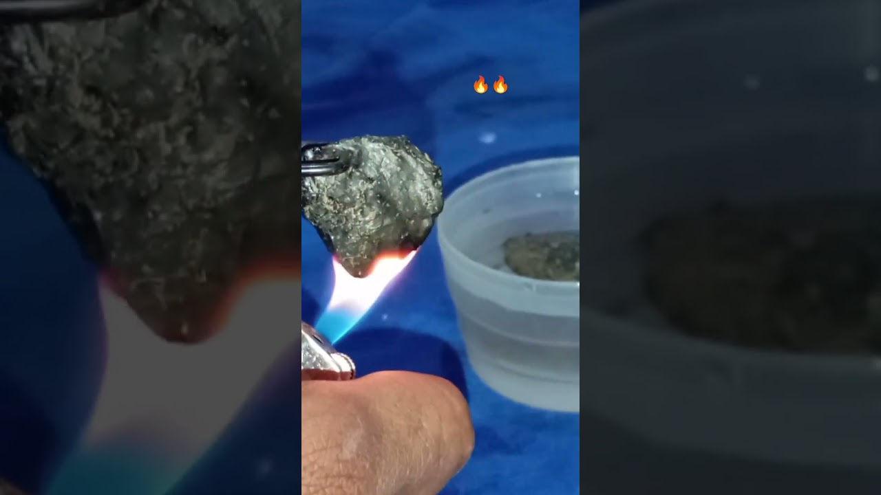 how to test Black diamonds carbonado with heat 