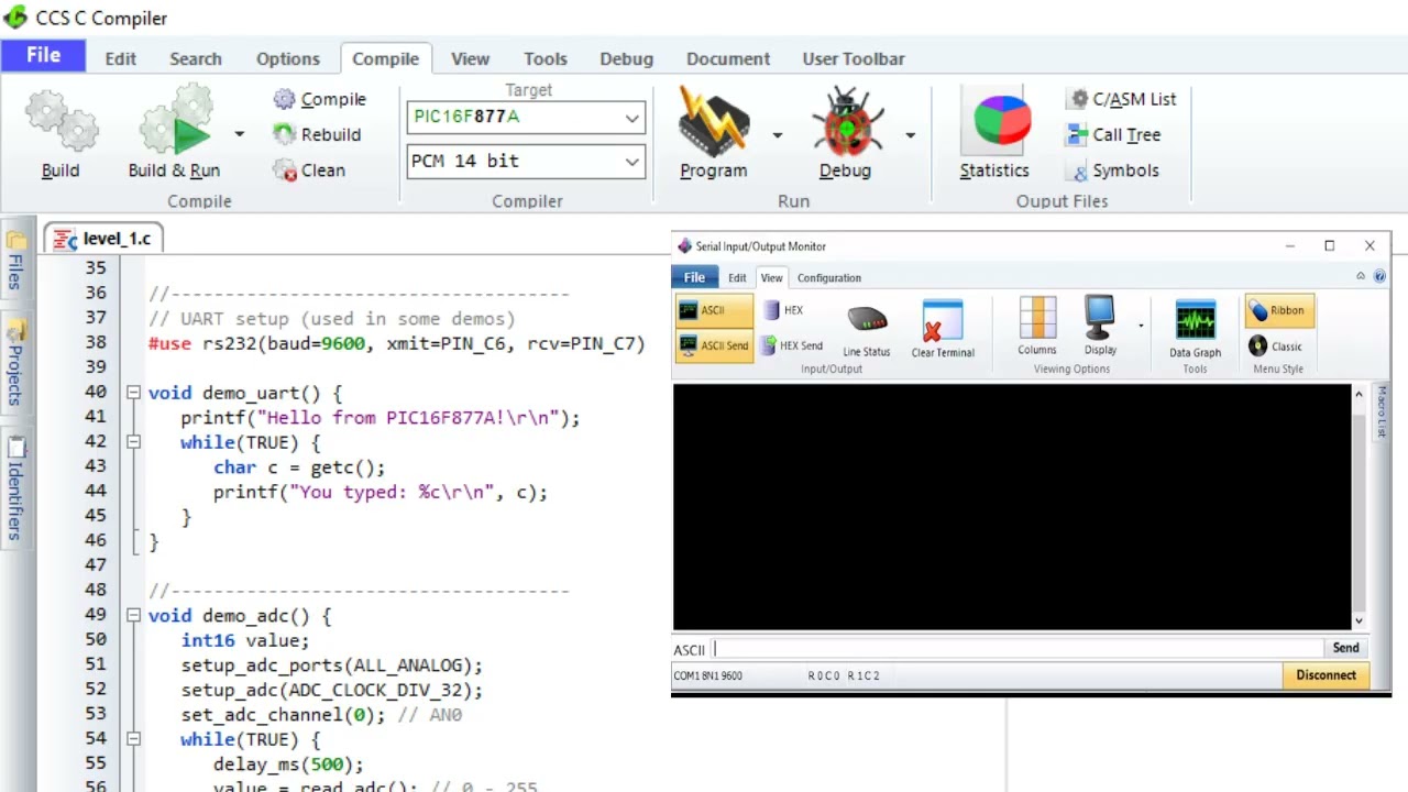 CCS C Compiler Built-in Functions - Level 1