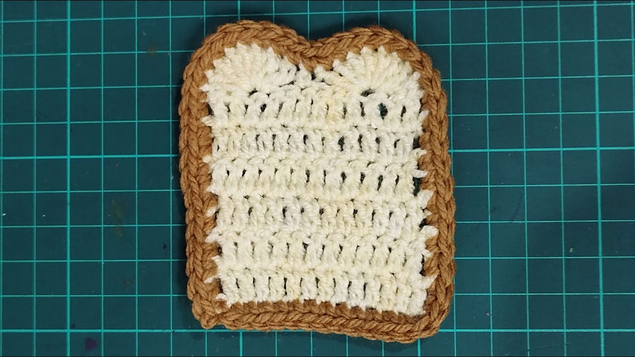 How to Crochet Bread Slice Toast | Free Crochet Pattern of Bread Slice Toast | Crochet Free Pattern