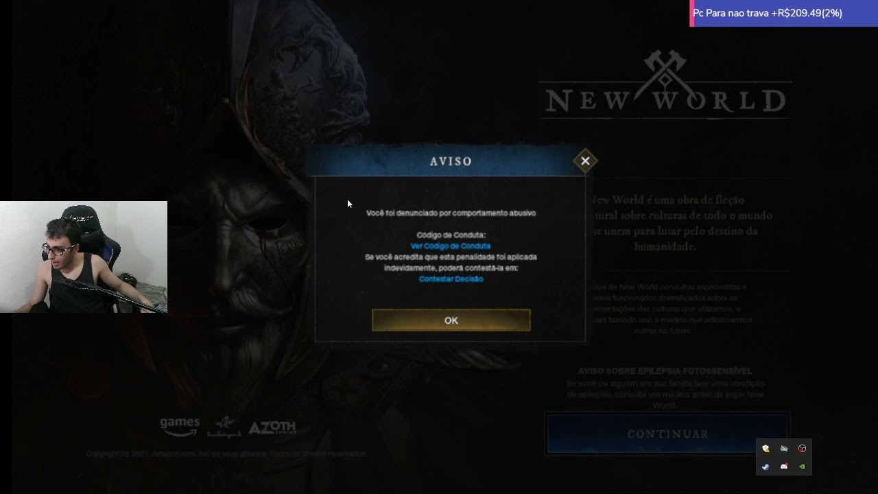 ban ao vivo para jhoolna [New World MMO]