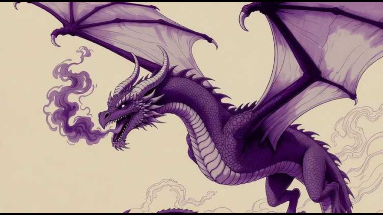Dragón Morado - Purple Dragon