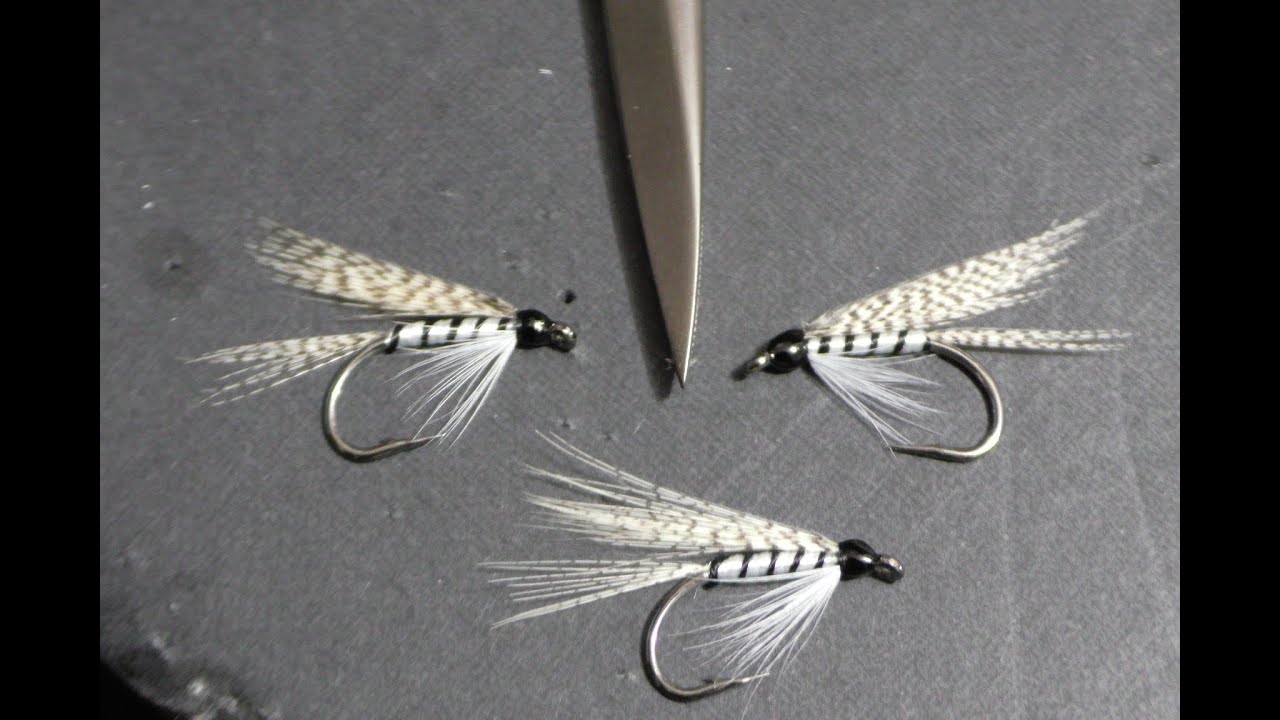 fly tying and fishing with hugh! . the gray drake wet fly.
