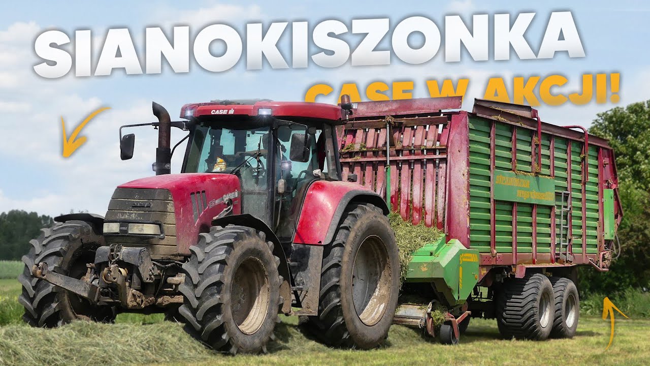 ☘️ Case w Akcji! 🔥 czyli Zbiór Traw 2023 ☘️ GR Ochenkowski ☘️ Case & Strautmann 🔥 Massey Ferguson ☘️