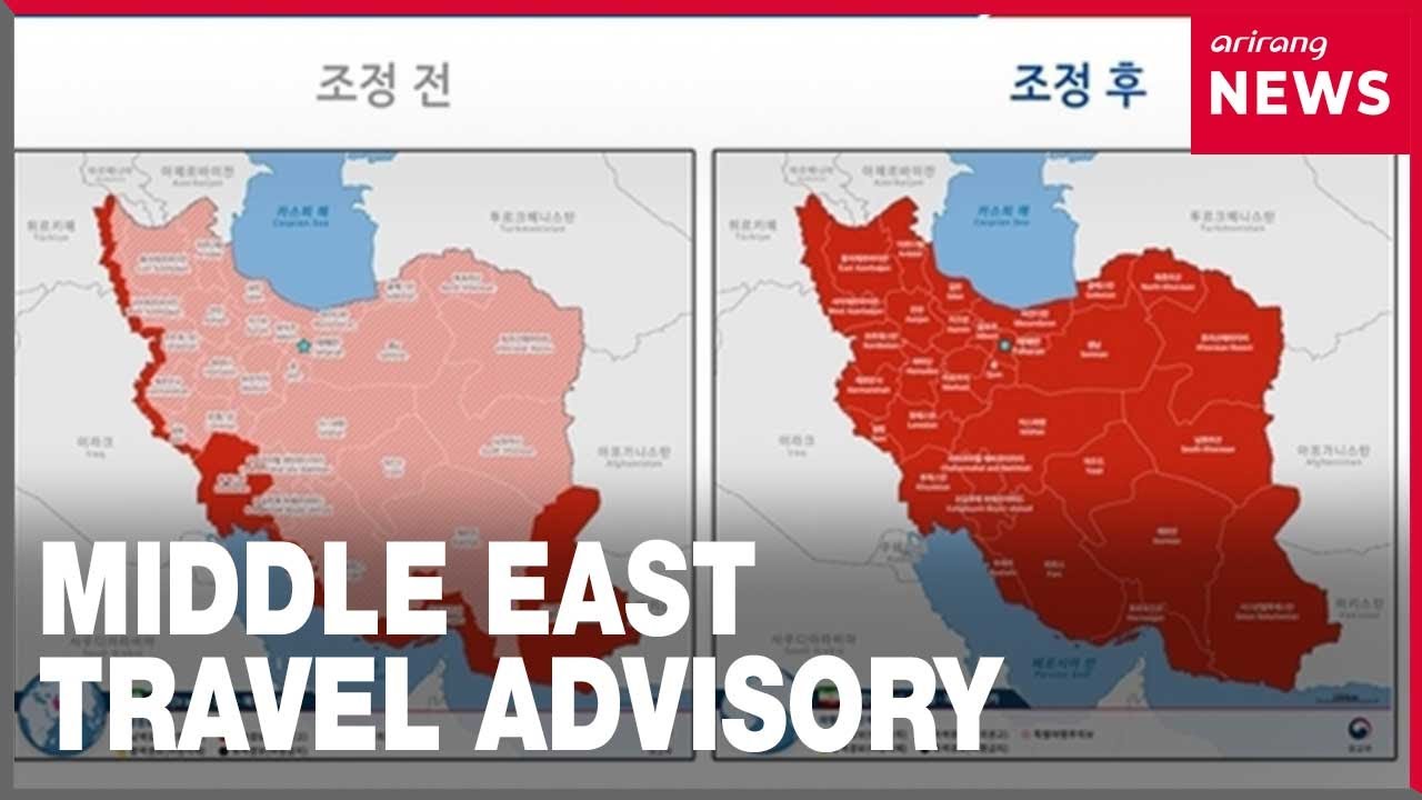 South Korea issues special travel advisory for seven Middle Eastern countries