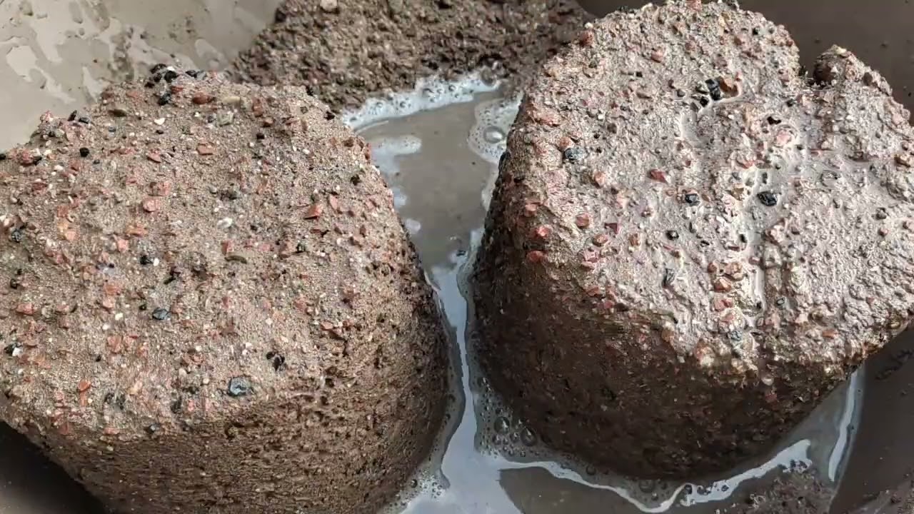 Gritty Dusty 🌪️ huge shapes dry crumbling and water 💦 pouring in shape