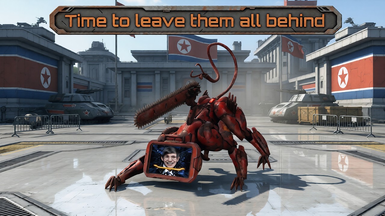 Time to Leave Them All Behind - Stephen Hawking Mech Boss Theme (Official Epstein Gear Rising Song)
