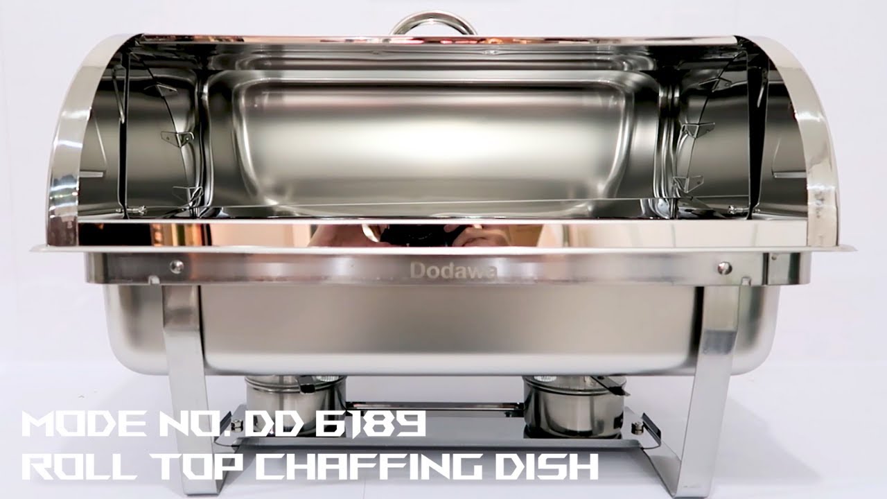 DD 6189 Roll Top Chafing Dish Elektrik & Gas DD 6189 / Wadah Makanan Buffet