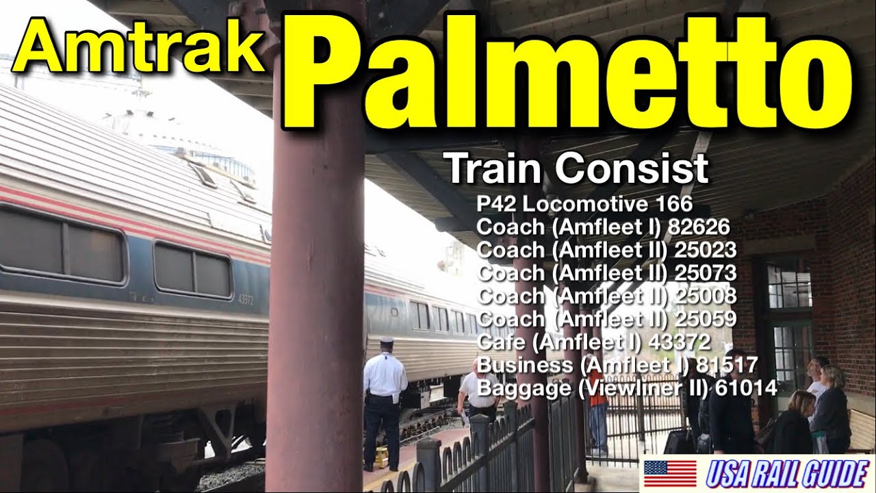 [ Amtrak Train ] Train Consist, Southbound Palmetto Train #89 (Philadelphia→Selma) in Dec 2019