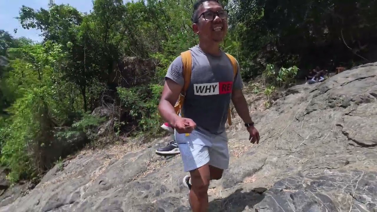 Hiking to Lagsakan Falls in Igbaras, Iloilo, Philippines