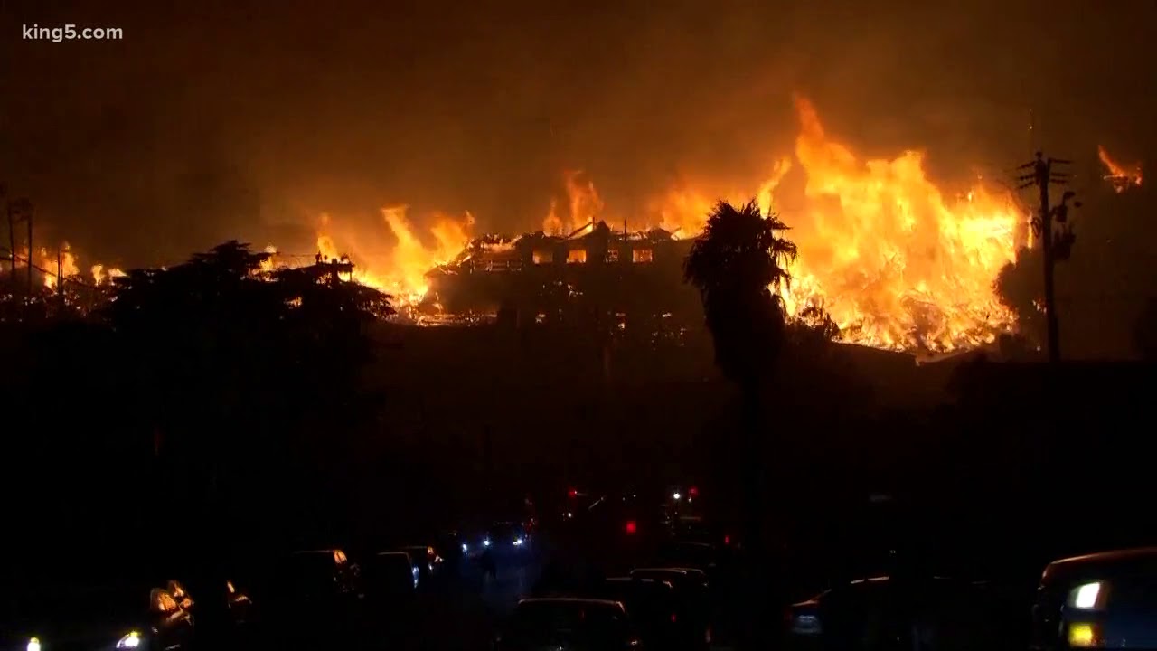 Santa Ana winds drive California fires
