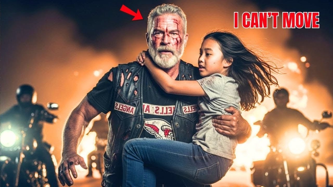 “Please… I Can’t Move,” the Girl Whispered — What the Biker Did Next Shocked All