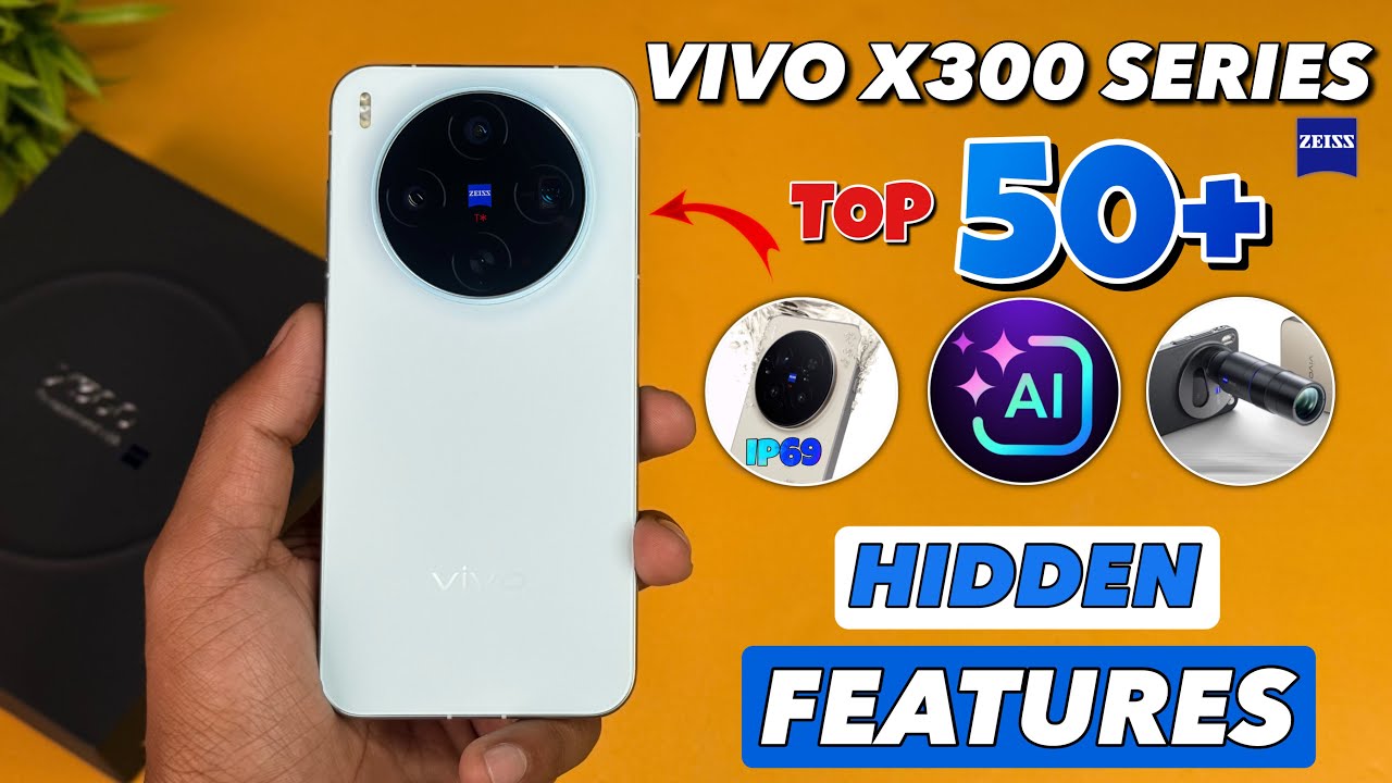 Vivo X300 5G Top 50++ Hidden Features | Vivo X300 Tips And Tricks | Vivo X300 5G